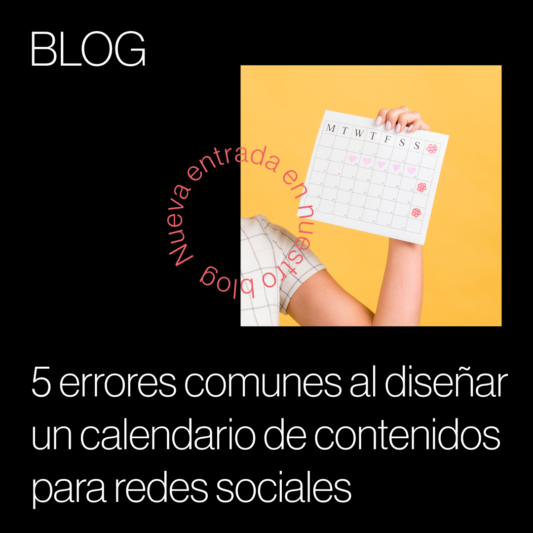 calendario de contenidos para redes sociales